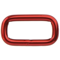 Square Ring 'Stainless Steel' Red 25 x 4 mm