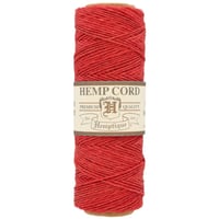 Rot - 0.5 mm - Hanfschnur von Hemptique - 62,5 Meter