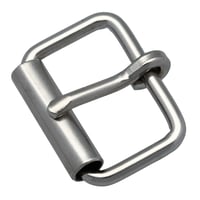 Roll-Gürtelschnalle Vernickelt 26 x 4 mm
