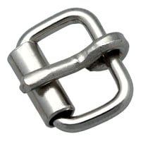 10 mm - Nickel Plated - Roller Belt Buckle
