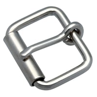 Roll-Gürtelschnalle Vernickelt 20 x 3 mm