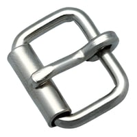 16 mm - Nickel Plated - Roller Belt Buckle