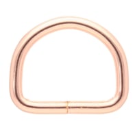 Rose Gold D-ring - 1 | 10 | 50 | 100 Pieces
