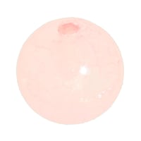 Round Rose Quartz Mineral Bead - 8 x 8 mm, 1 mm