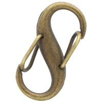 28 mm S-biner Antique Brass
