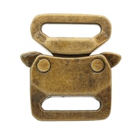 15mm Antique Brass Metal Safe Lock Buckle