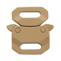15mm Beige Metal Safe Lock Buckle (Large)