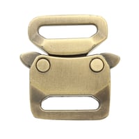 15mm Brush Brass Metal Safe Lock Buckle