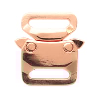 15mm Rose-Gold Metal Safe Lock Buckle