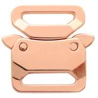 25mm - Rose-Gold Safe Lock Buckle