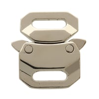 15mm Shiny Silver Metal Safe Lock Buckle (Large)