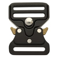 25mm Black Adjustable Metal Safe Lock Buckle