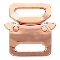 20mm Rose Gold Metal Safe Lock Buckle