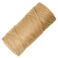 Sand #382 - 0.5 mm - Linhasita Waxed Polyester Cord (PE-2)