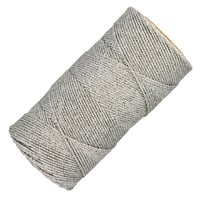 Silver Metallic - 1.00 mm - Braided Linhasita Waxed Polyester Cord (PE)