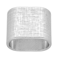 Silver with Structure 10 mm Cord Tube