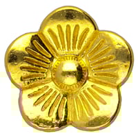 Slider Bead Flower - Gold