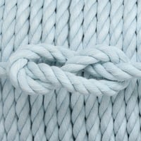 Pastel Blue Cotton Twisted Rope - Ø 10 mm