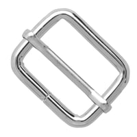 Square Steel Slide Buckle 25 mm