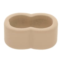 Beige 10 mm Small Double Slider