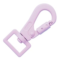 Lila 70 mm - Ø 20 mm Karabinerhaken mit Schloss