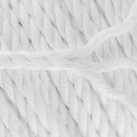 Snow White 5 mm Macramé Twisted Cotton Rope