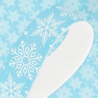 Snowflakes BioThane ‘BETA’ ® UV-printed 16 mm - Strip of 1 Meter