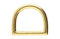Brass 16 x 3 mm D-ring