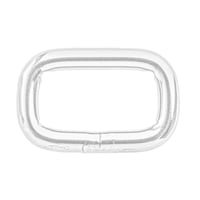 Silver 20 x 4 mm Square Ring