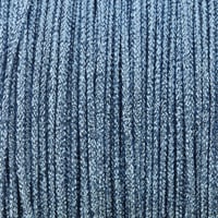Eis Blau Glitzerschnur - Hohlgeflochten 2 mm