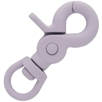 Purple Silicone 60 mm Swivel eye Clip Carabiner 