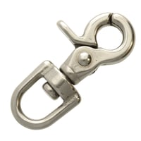Swivel eye Clip Carabiner 65 mm - Ø 13 mm Stainless Steel