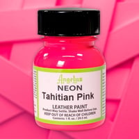Tahitian Pink - Angelus Neon Acrylic Leather Paint - 29.5 ml (1 oz.)
