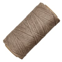 Tan #223 - 1,00 mm - Linhasita Gewachstes Polyester Cord (PE-4)