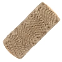 Tan #223 - 1.00 mm - Braided Linhasita Waxed Polyester Cord (PE)