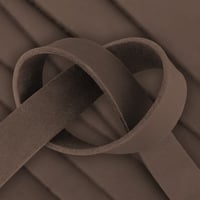 Taupe 40 mm Fettleder Einzelriemen (pull-up leder) - ca. 140 cm