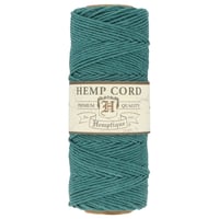 Teal Blue - 1mm - Hemp Rope by Hemptique (62.5 meter)