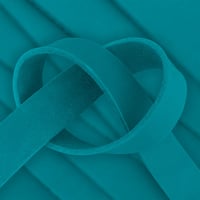 Teal 25 mm Fettleder Einzelriemen (Pull-Up Leather) - Ca. 140cm