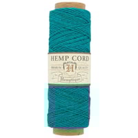 Turquoise - 0.5 mm - Hemp Rope by Hemptique (62.5 meter)
