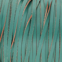 Turquoise 3 mm Flat Leather Cord