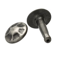 Antique Nickel Large Vintage Rivet