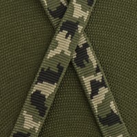 Weave Webbing Green Camouflage 15 mm