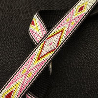 Rose 20 mm Motif Aztèque Hitched Sangle