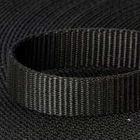Black 25mm Heavy Webbing