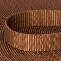 Brown 25mm Heavy Webbing
