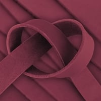 Wine 30 mm Greased Leather Strap - ca. 200 cm