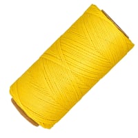 Jaune #37 - 1,00 mm - Cordon en polyester ciré Linhasita (PE-4)