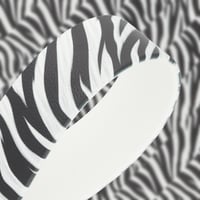 Zebra BioThane ‘BETA’ ® UV-printed 25 mm - Per Meter