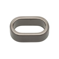 Gun Metal Cord Tube 'Double' 12mm