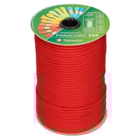 Poppy Red Paracord 550 Type III - 100 m